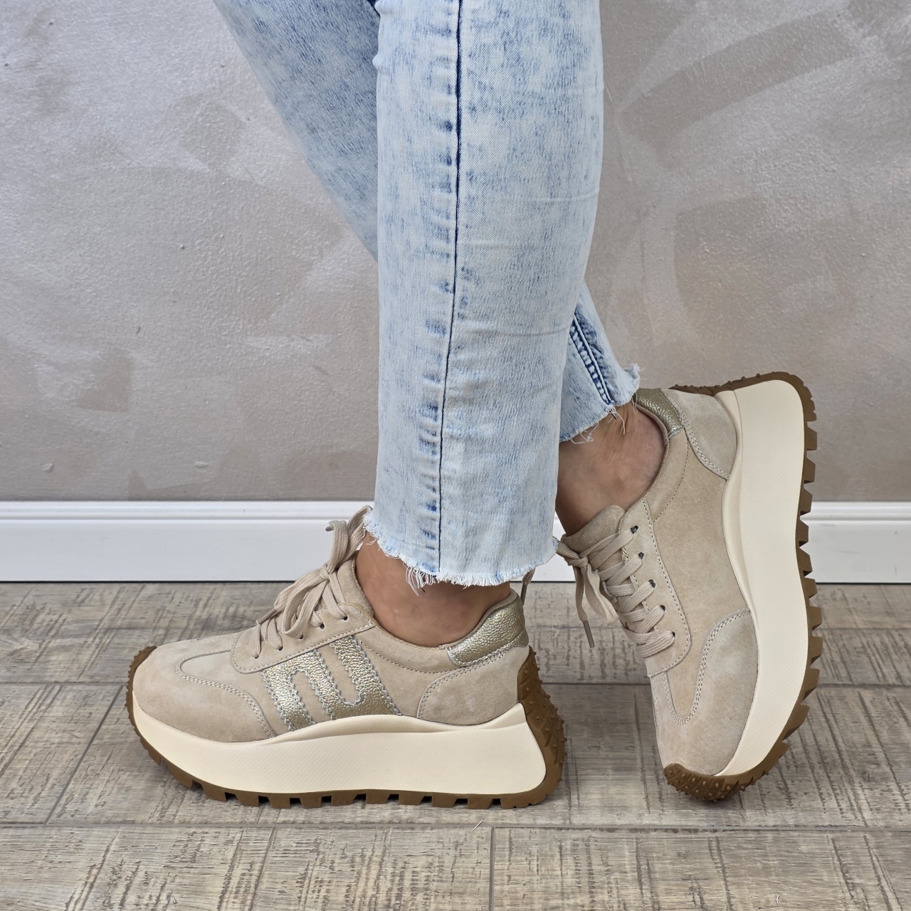 pavaj eco MANOS.RO Pantofi dama casual sport piele naturala Filippo PC2369