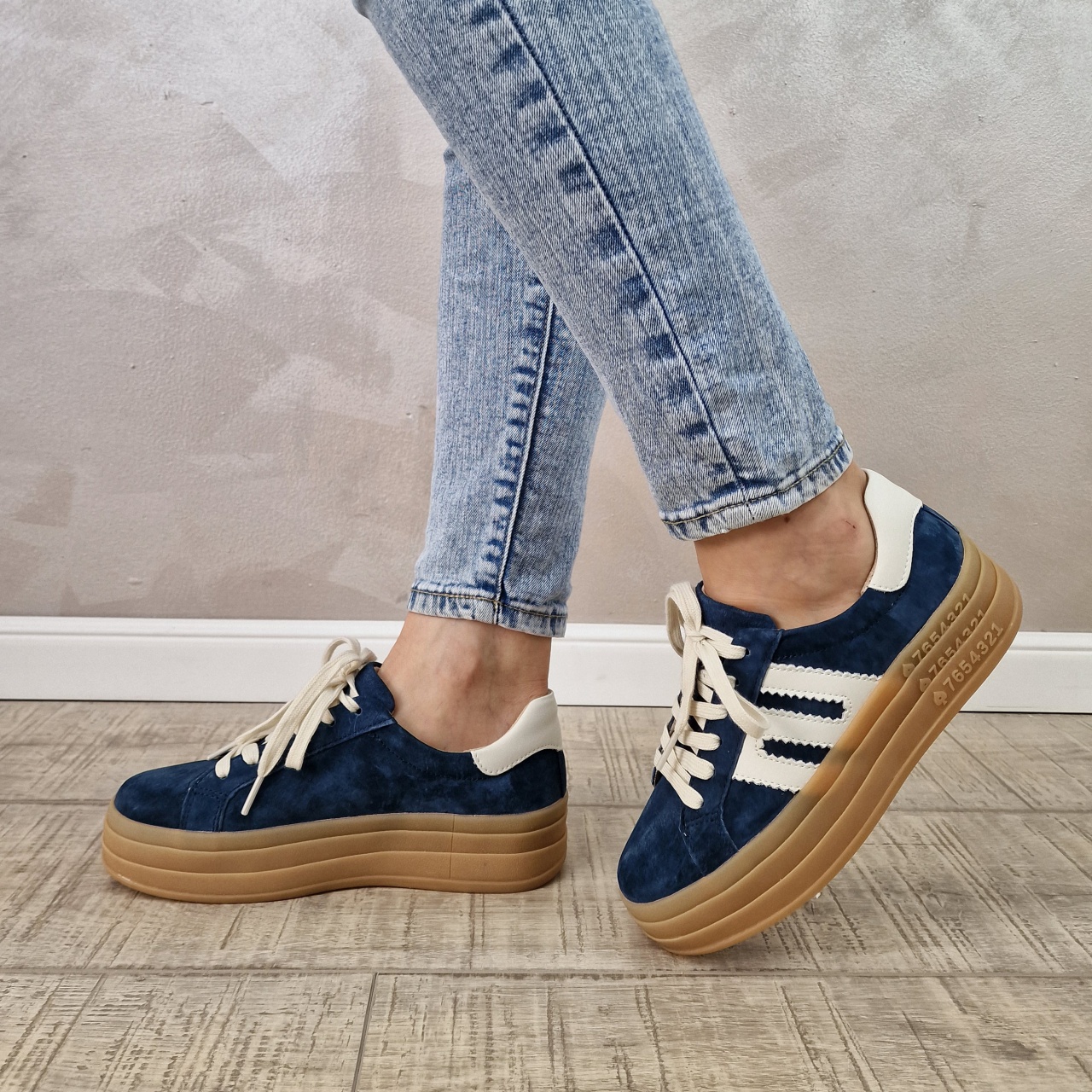 MANOS.RO Pantofi dama casual sport piele naturala Filippo PS517
