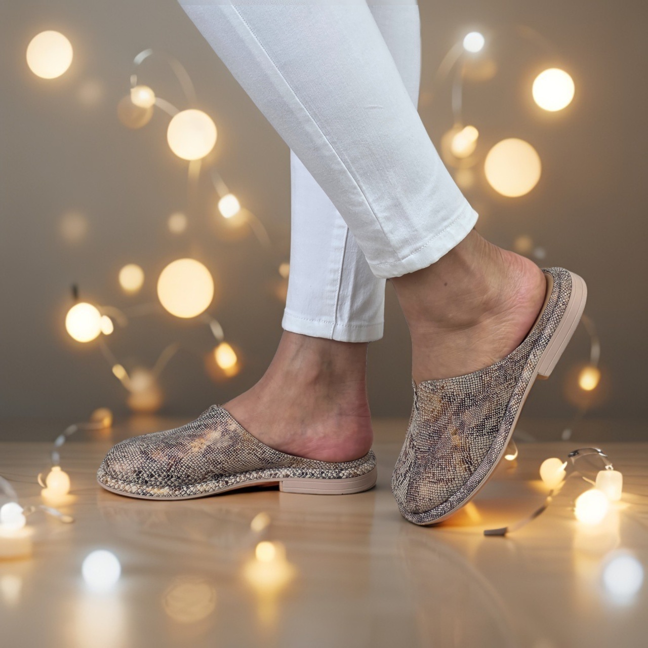 multi function hose nozzle MANOS.RO Papuci/Sandale dama piele naturala SV1675