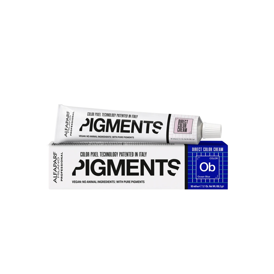 Alfaparf Pigment crema albastru pentru par Ocean Blue Pigments 90ml