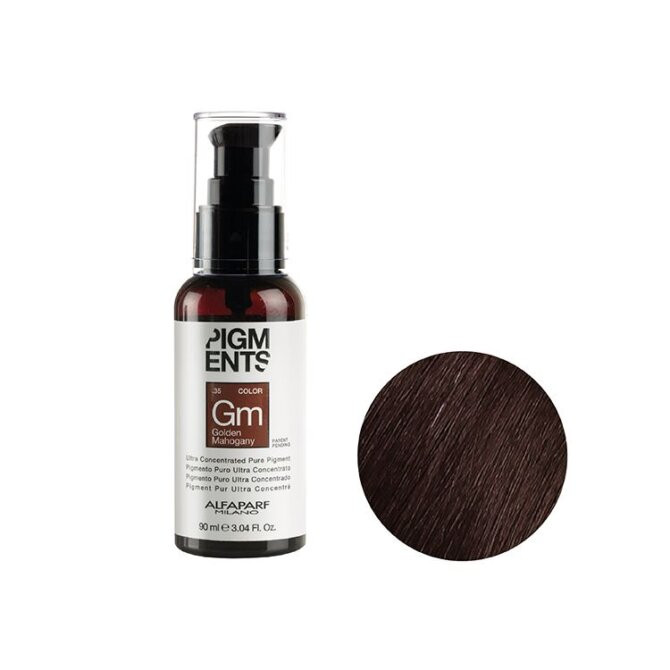 Alfaparf Pigment mahon auriu ultraconcentrat pentru par Pigments Golden Mahogany 90ml
