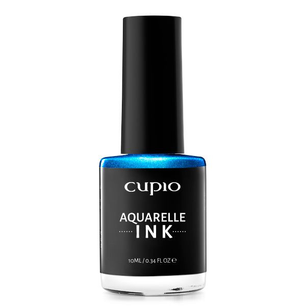 Cupio Acuarela lichida Aquarelle INK – Metallic Blue 10ml 10ml