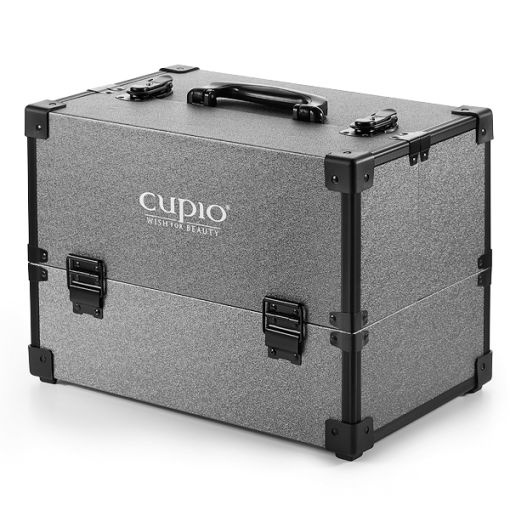 Cupio Geanta cosmetica metalizata - Gri