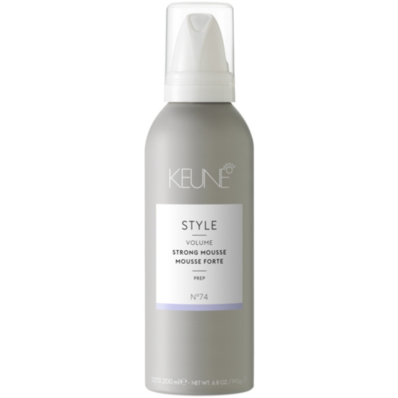 Keune Style Strong Mousse N.74 Spuma pentru fixare puternica si volum 200ml 200ml imagine noua marillys.ro