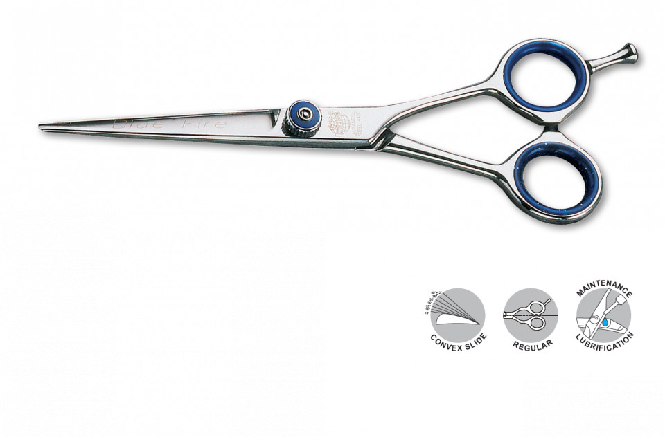 Kiepe Professional Foarfeca de tuns dreapta 5.5 inci Blue Fire