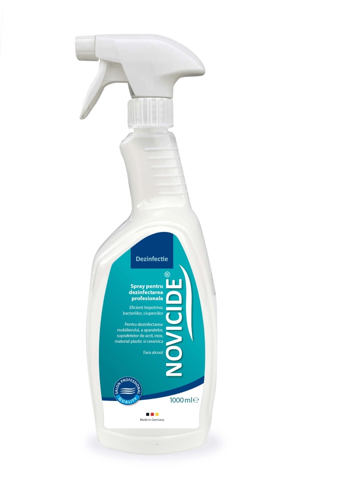 Novicide Dezinfectant biocid pentru suprafete fara alcool 1000ml