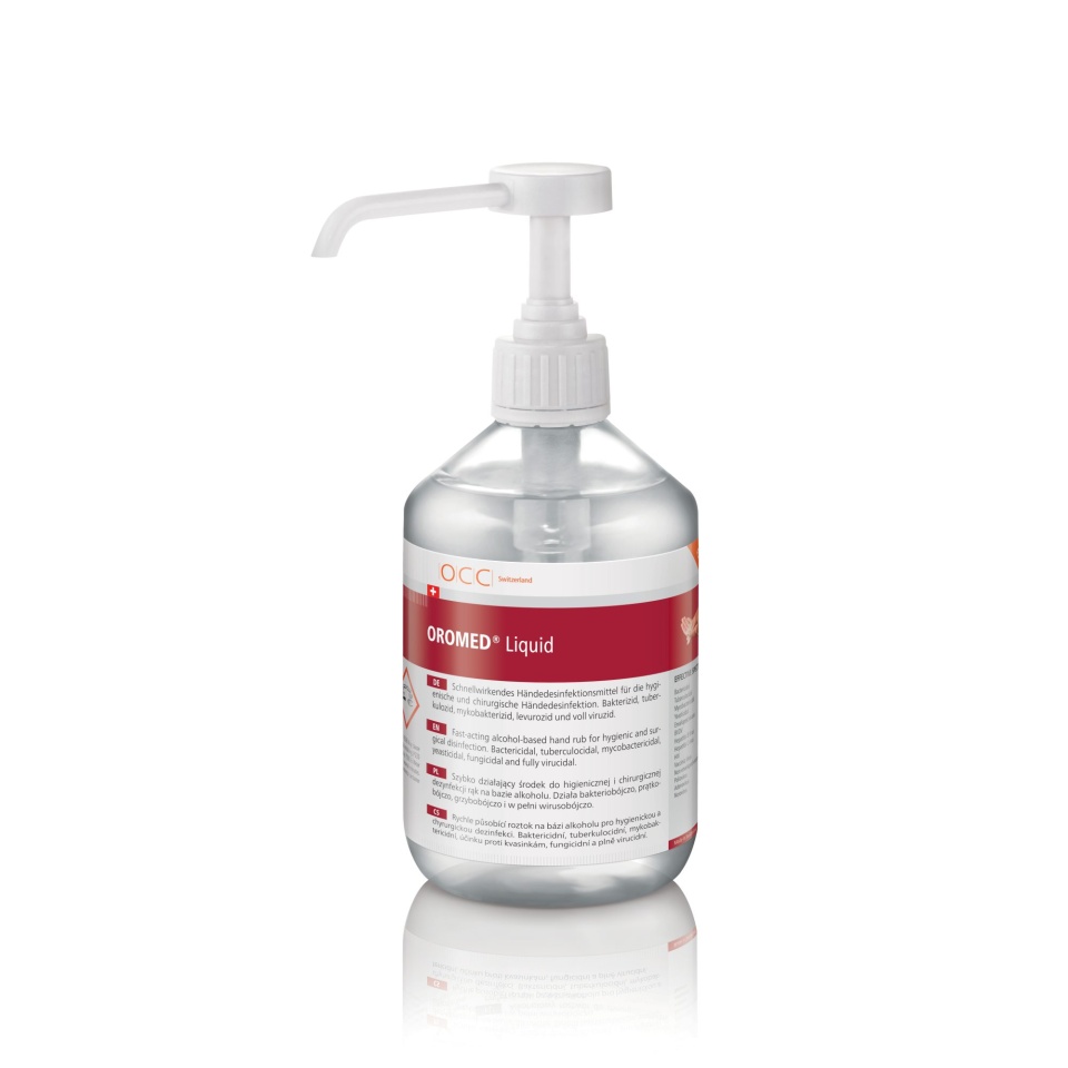 OCC Switzerland Dezinfectant biocid lichid pentru maini Oromed Liquid 500ml
