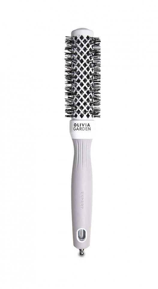 Olivia Garden Perie de par Expert Blowout Shine White&Gray 25mm