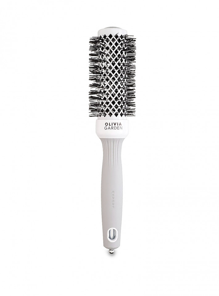 Olivia Garden Perie de par Expert Blowout Shine White&Gray 35mm