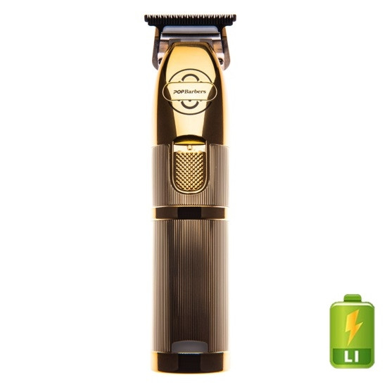 Pop Barbers Masina de contur cu acumulator Skeleton Gold P700