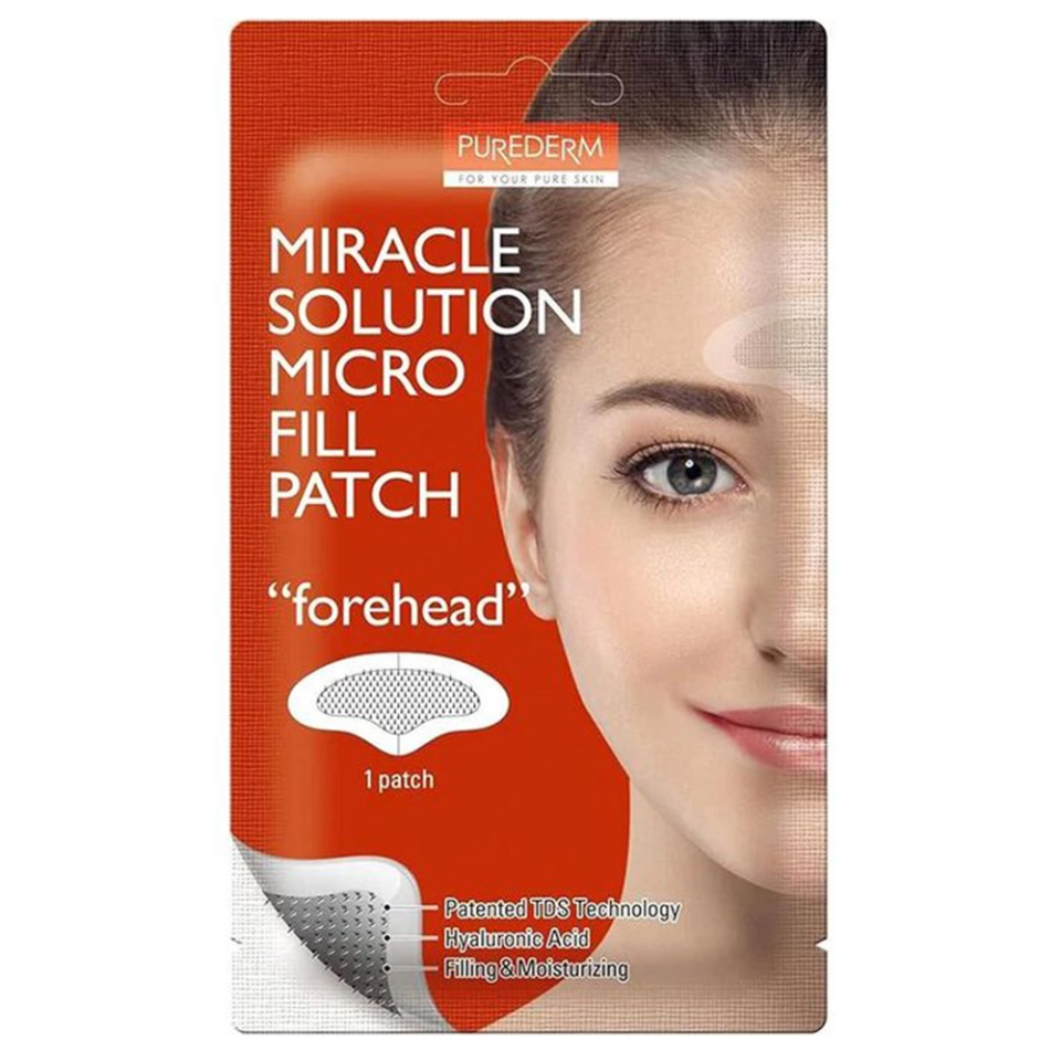 PureDerm Plasture cu acid hialuronic pentru frunte Micro Fill Patch 1buc