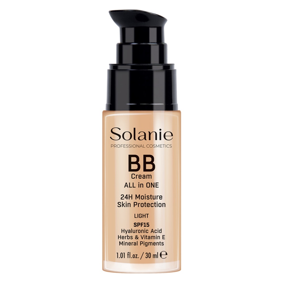 Solanie Crema BB cu acid hialuronic SPF15 - Light 30ml