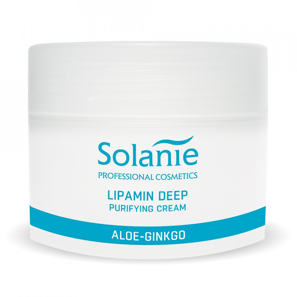 Solanie Crema de curatare profunda cu lipamina Aloe Ginkgo 250ml