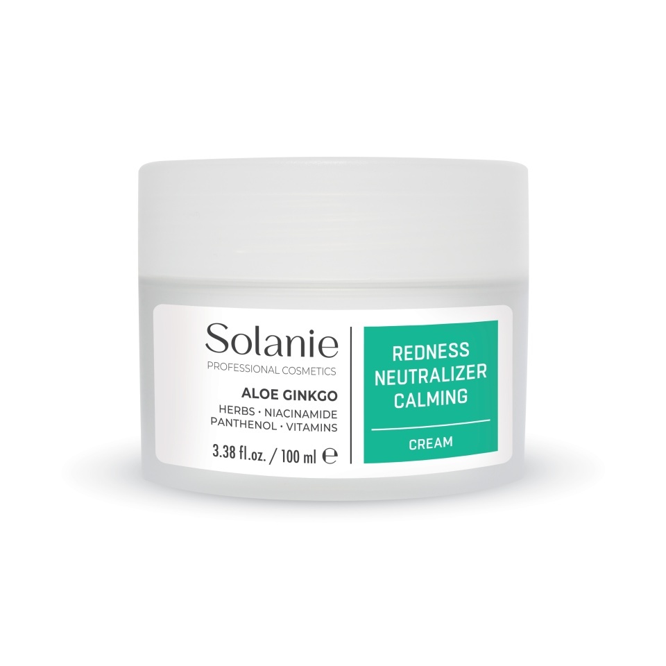 Solanie Crema de fata antirozacee cu efect calmant Aloe Ginkgo 100ml