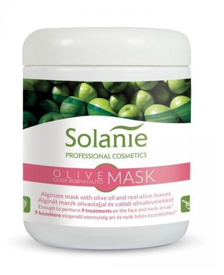 Solanie Masca alginata de intinerire pentru fata cu ulei de masline Olive 90g