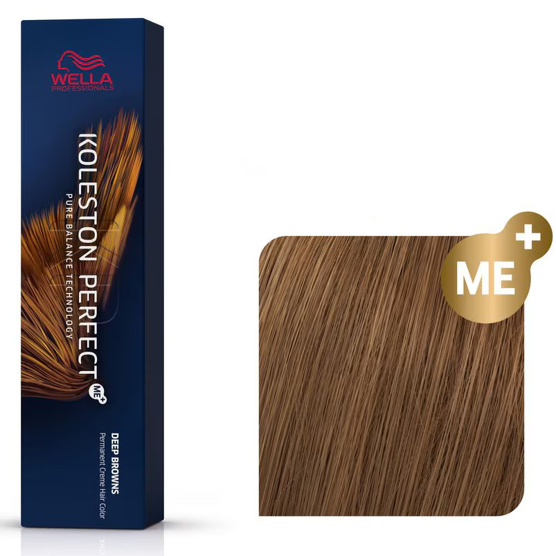 Wella Professionals Vopsea de par permanenta Koleston Perfect 7/73 blond mediu maro auriu 60ml