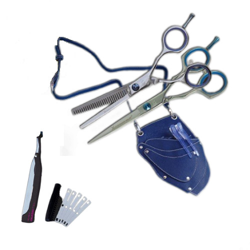 Akashi X-treme Cut Set 2 - Set de foarfeci tuns+filat D55+H55