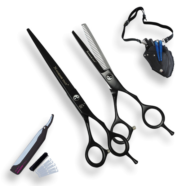 Akashi X-treme Cut Set 8 - Set de foarfeci tuns+filat P70+PM55
