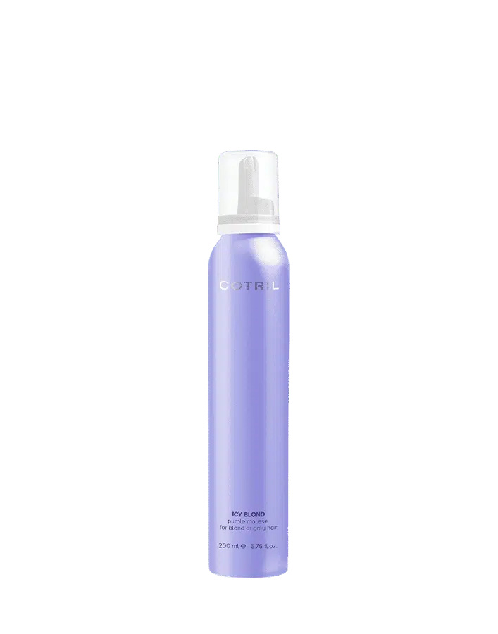 Cotril Spuma cu pigment violet pentru par blond Icy Blond Purple 200ml