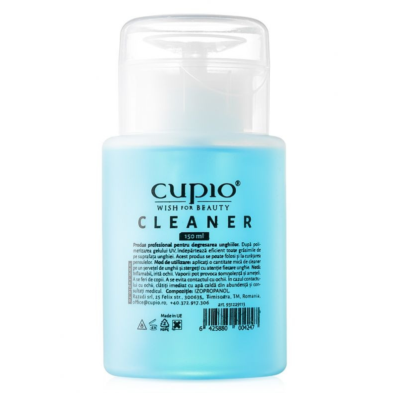 Cupio Cleaner cu pompita pentru unghii 150ml