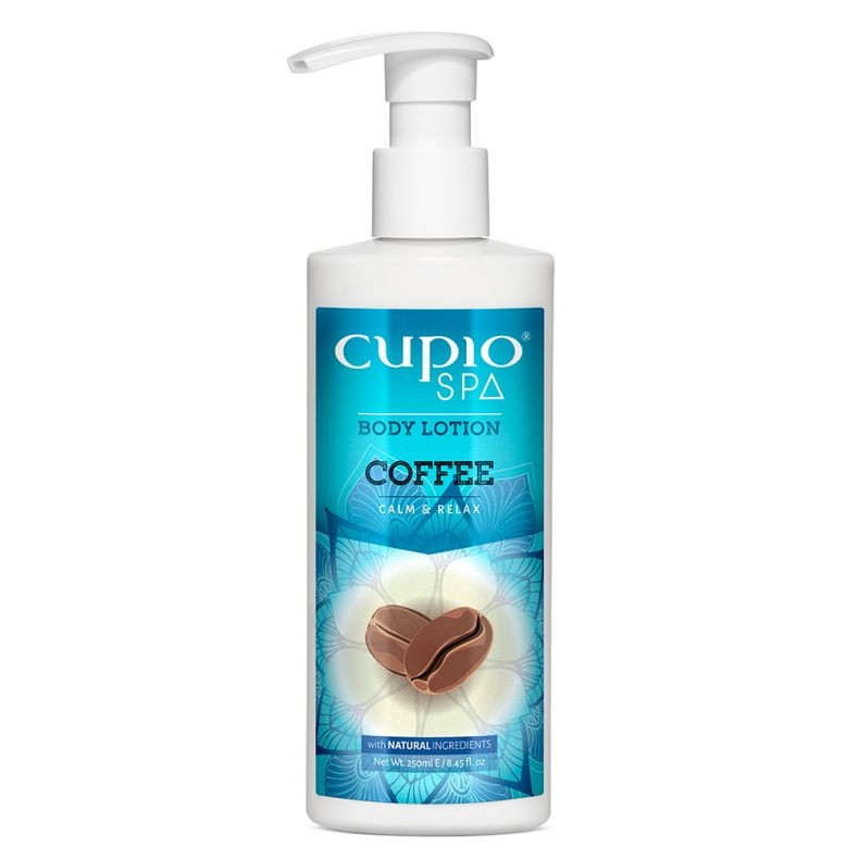 Cupio Crema de corp organica Cafea 250ml 250ml imagine noua marillys.ro