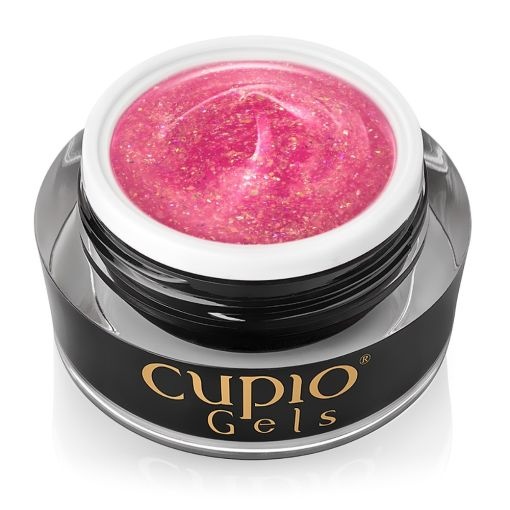 Cupio Gel de constructie Builder Glitz&Glam - Rosy 15ml