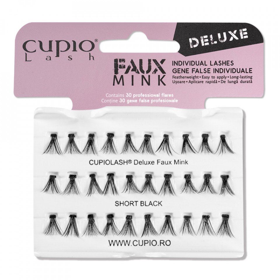 Cupio Gene individuale cu nod Deluxe Faux Mink - scurte