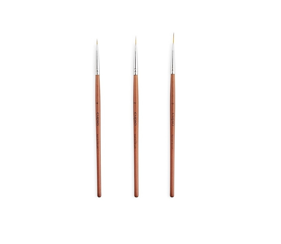 Poze Cupio Pensule pictura unghii set 3