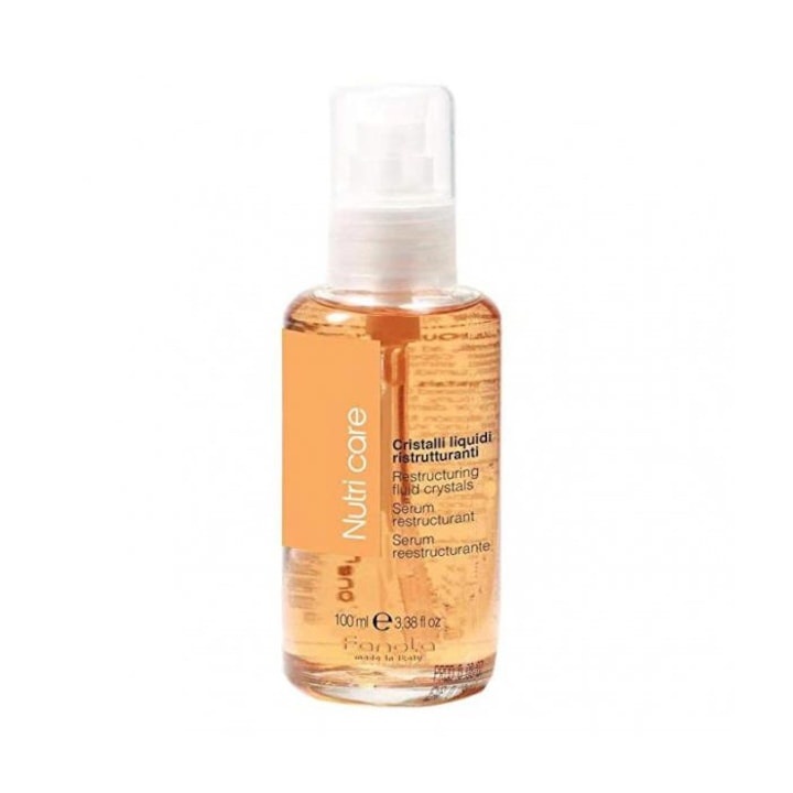 Fanola Ulei hidratant de par pentru varfuri uscate Nourishing Cristalli Liquidi 100ml