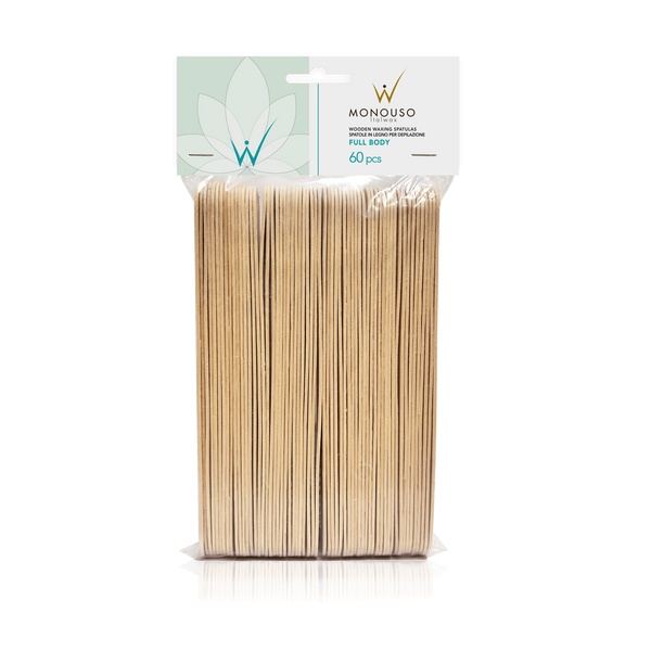 Italwax Spatule de lemn pentru epilat - Full Body 60buc