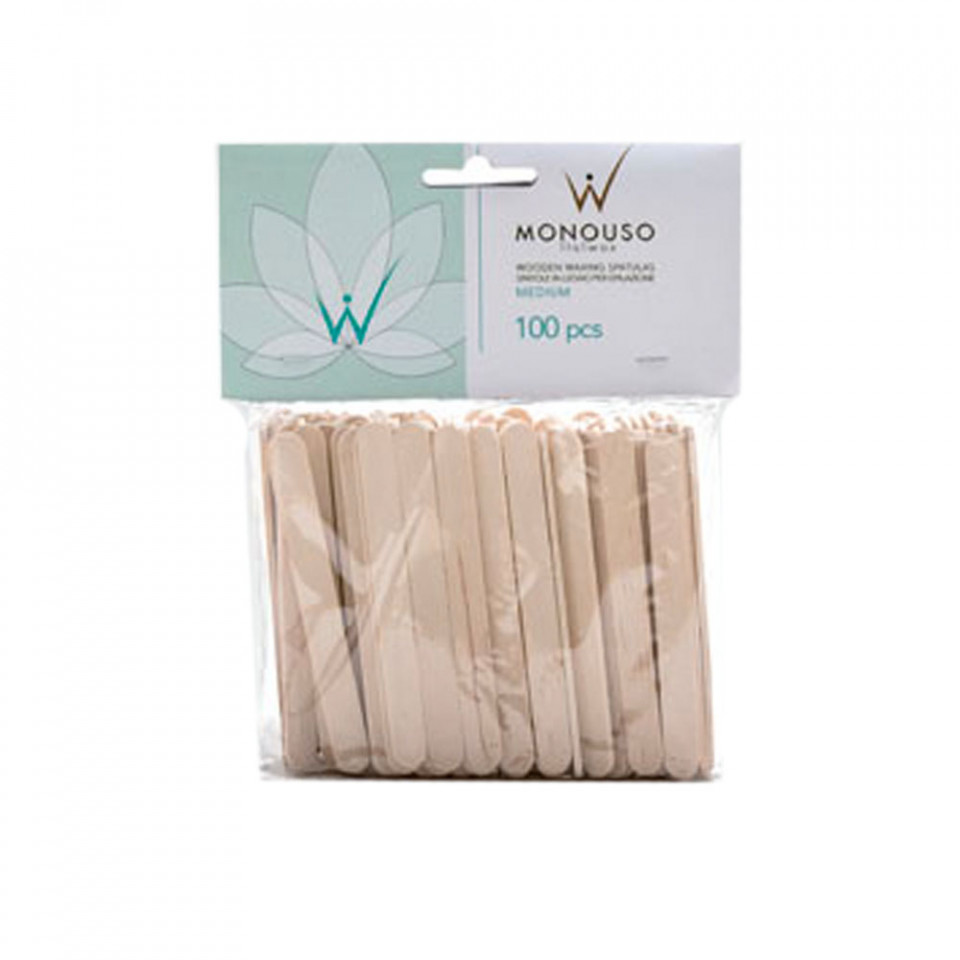 Italwax Spatule de lemn pentru epilat - Medium 100buc