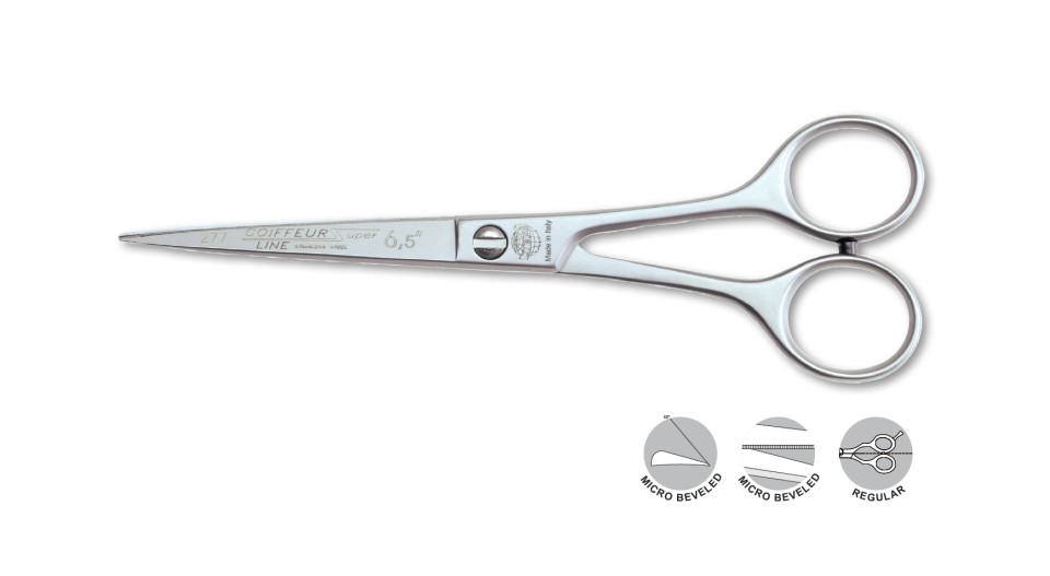 Kiepe Professional Foarfeca de tuns 6.5 inci 277 Standard Coiffeur Super Line