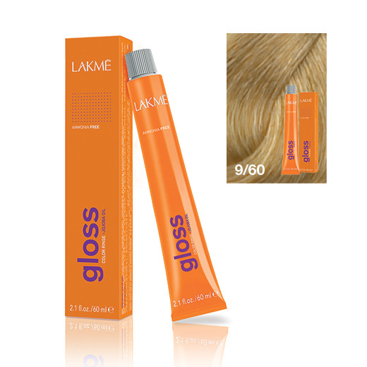 Lakme Gloss vopsea de par demi-permanenta blond foarte deschis castaniu 9/60 60 ml