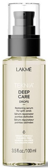 Lakme Ser intens reparator pentru par degradat Teknia Deep Care Drops 100ml 100ml imagine noua marillys.ro