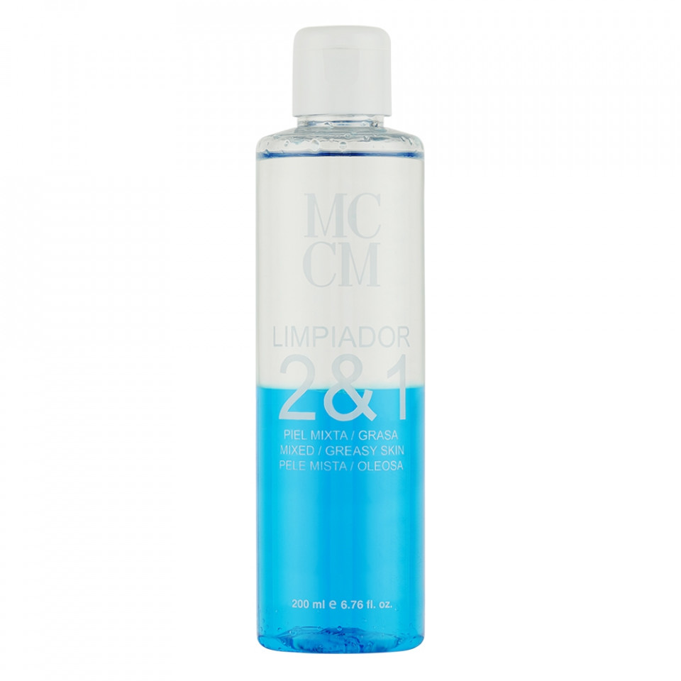 MCCM Lotiune de curatare bifazica 2in1 pentru ten gras si mixt 200ml