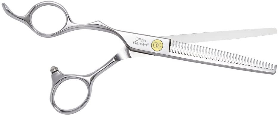 Olivia Garden Foarfeca de filat pentru stangaci 35 dinti jap 6.35 inci SilkCut PRO