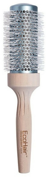 Olivia Garden Perie ceramica profesionala cu peri din nailon si maner din bambus EcoHair Thermal 34mm