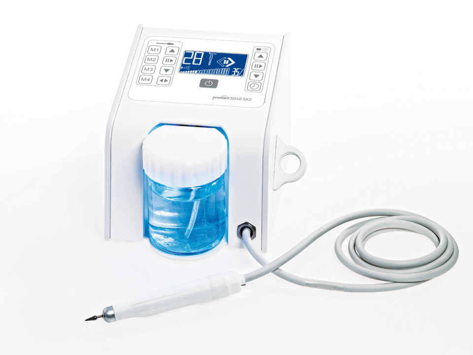 Promed Freza electrica profesionala cu pulverizare pentru pedichiura The File 5040-SX2