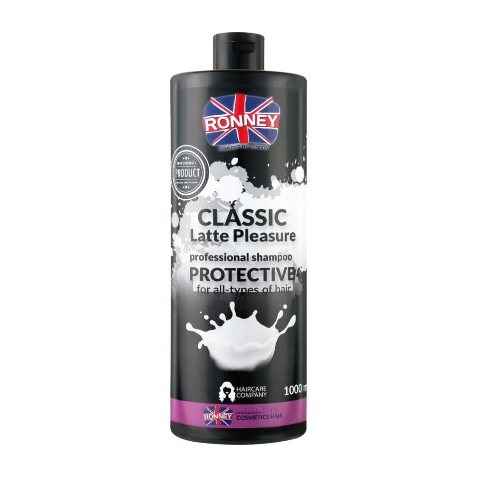 Ronney Professional Sampon nutritiv pentru toate tipurile de par Classic Latte 1000ml