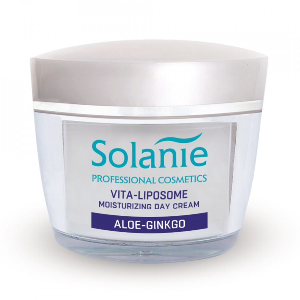 Poze Solanie Crema de zi hidratanta cu lipozomi Aloe Ginkgo 50ml