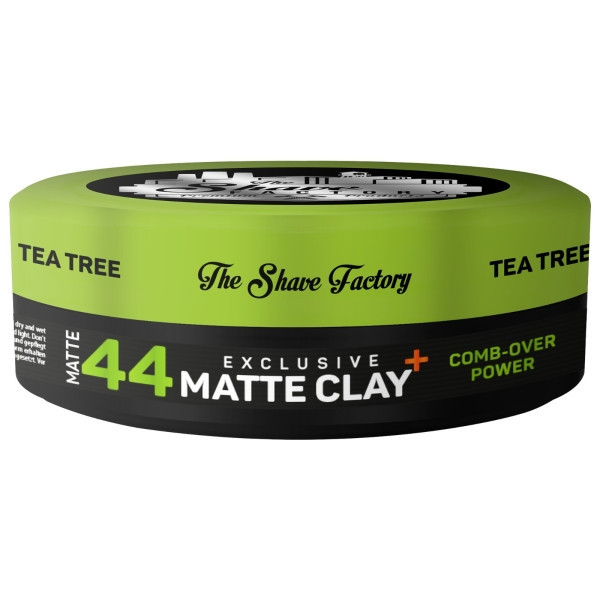 The Shave Factory Ceara mata pentru par Tea Tree 44 Matte Clay 150ml 150ml imagine noua marillys.ro