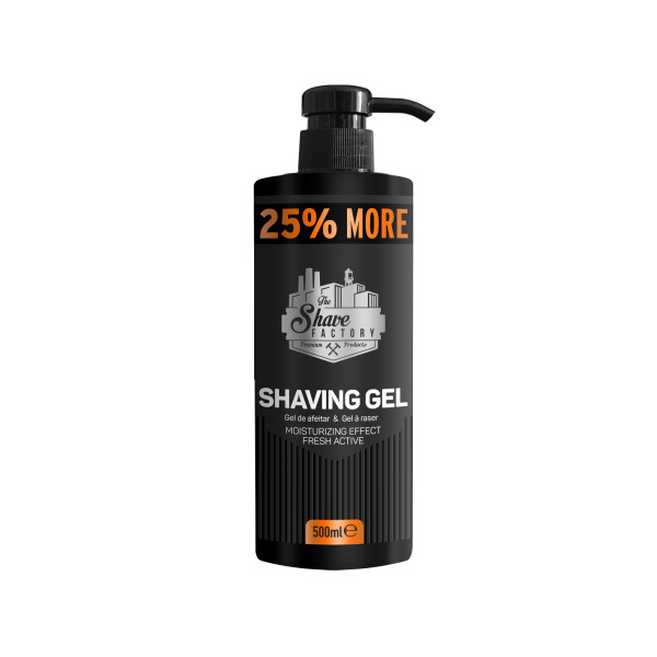 The Shave Factory Gel de ras albastru 500ml 500ml imagine noua marillys.ro