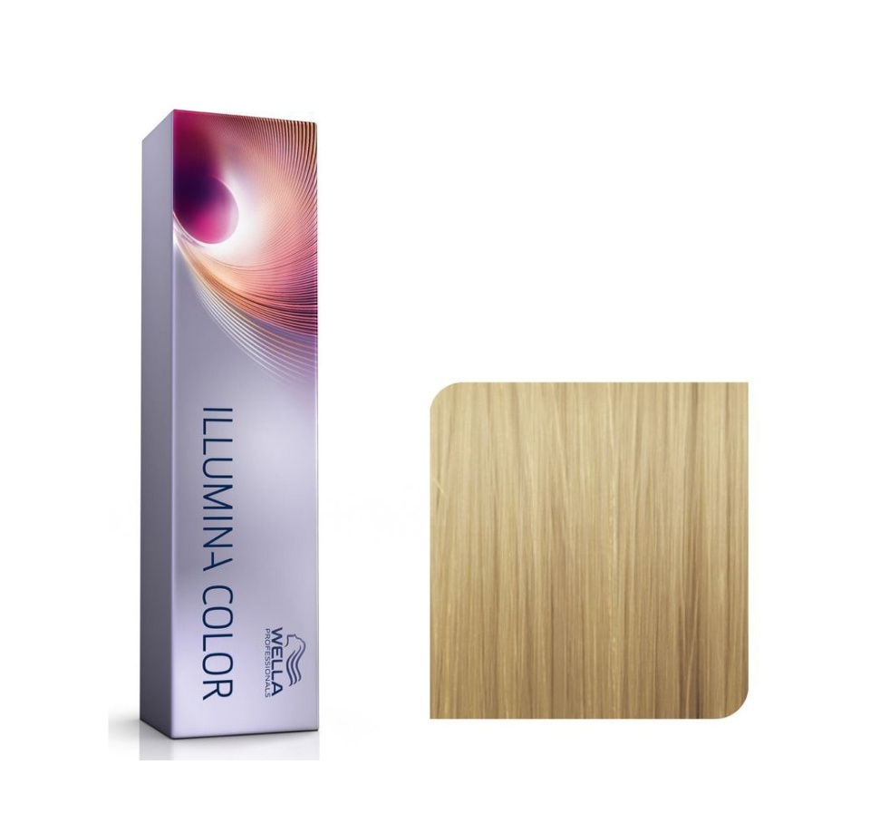 Wella Professionals Vopsea de par permanenta Illumina Color 10/36 blond deschis auriu violet 60ml