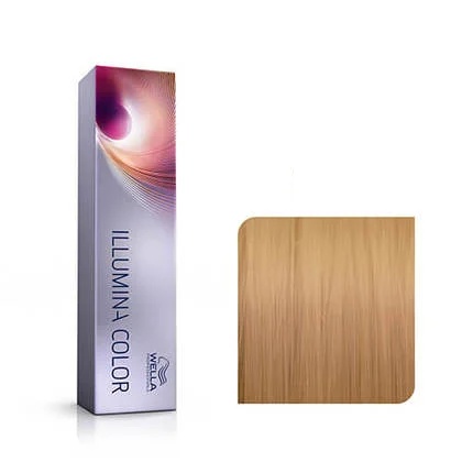 Wella Professionals Vopsea de par permanenta Illumina Color 8/05 blond deschis natural mahon 60ml