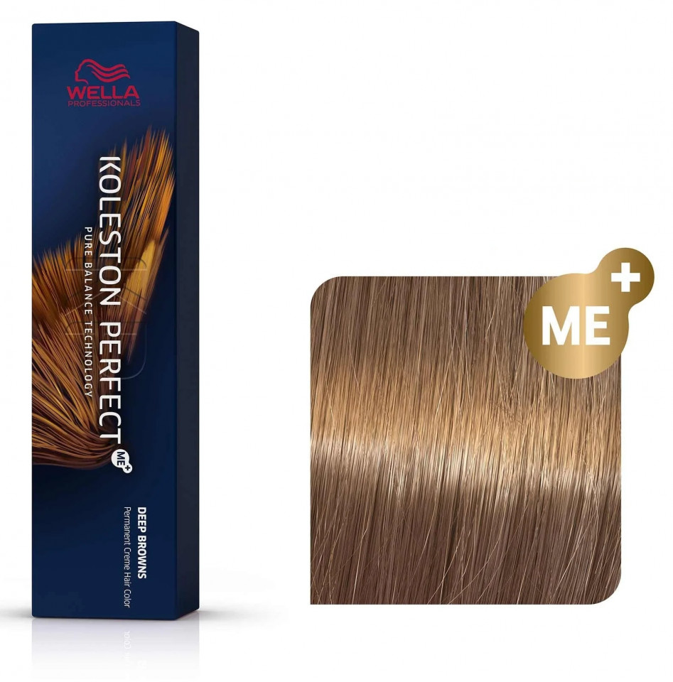 Wella Professionals Vopsea de par permanenta Koleston Perfect 8/7 blond deschis castaniu 60ml