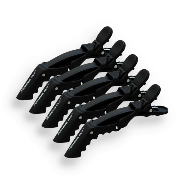 Akashi Clipsuri e negre pentru sectionarea parului Soft Touch 5buc