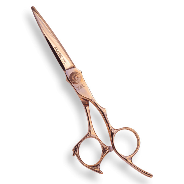 Akashi Foarfeca de tuns offset 5.5 inci Super Cut Rose-Gold R60RG