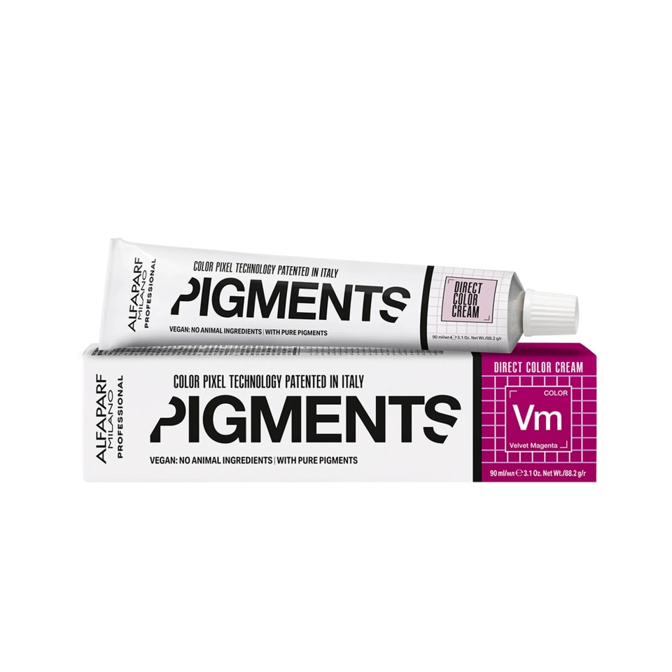 Alfaparf Pigment crema magenta pentru par Velvet Magenta Pigments 90ml