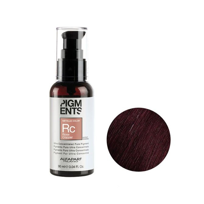Alfaparf Pigment cupru-roze metalic ultraconcentrat pentru par Pigments Rose Copper 90ml