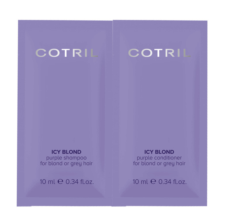 Cotril Mostra sampon+balsam cu pigment violet pentru par blond Icy Blond 20ml